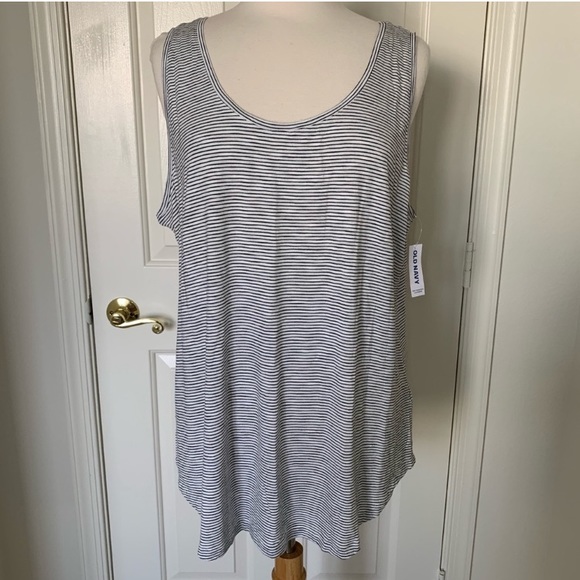 Old Navy Tops - Old Navy Luxe Striped Tank Top